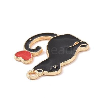 Alloy Enamel Pendants ENAM-O046-01A-1