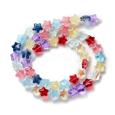Transparent Glass Beads Strand GLAA-F112-02B-1