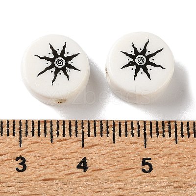 Printed Handmade Porcelain Beads PR-CBA3F2D-05E-1