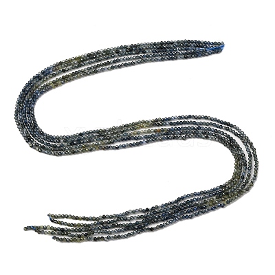 Gradient Color Natural Sapphire Beads Strands G-F803-A01-01A-1