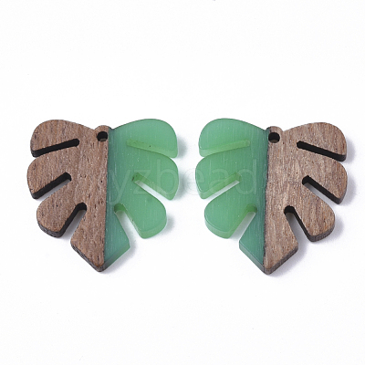 Resin & Walnut Wood Pendants RESI-S358-24-1