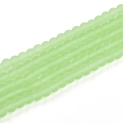 Transparent Glass Beads Strands GLAA-T032-T4mm-MD17-1