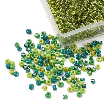 4500Pcs 6 Style 12/0 Glass Seed Beads SEED-YW0001-27D-1