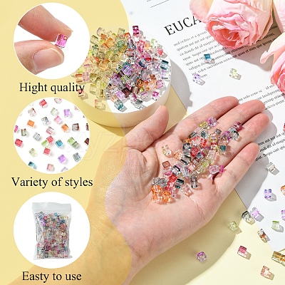 Spray Painted Glass Seed Beads SEED-FS0001-36-1