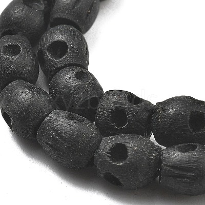 Carved Wood Beads Strands WOOD-Q060-03B-1