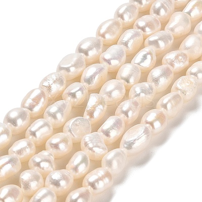 Natural Cultured Freshwater Pearl Beads Strands PEAR-E016-066-1
