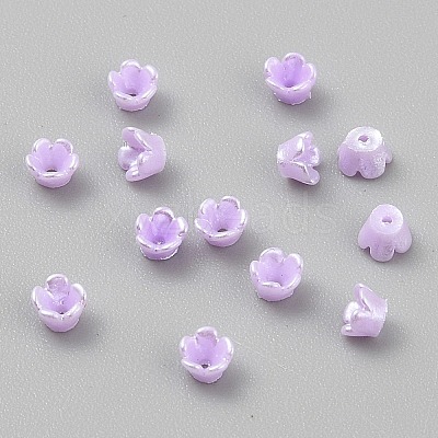Opaque Resin Bead Caps RESI-CJC0015-29B-1
