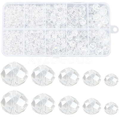Electroplate Glass Beads Strands EGLA-SC0001-25E-1