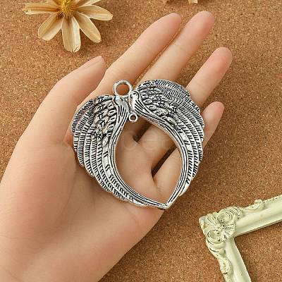 Tibetan Style Alloy Big Pendant TIBEP-YW0001-68-1