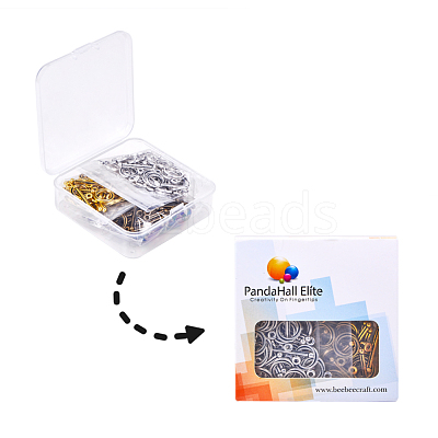 Alloy Tibetan Silver Toggle Clasps PALLOY-PH0005-56-1