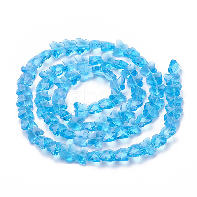 Transparent Glass Beads GLAA-Q066-14mm-B11-1