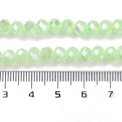 Baking Electroplate Glass Beads Strands DGLA-A039-J6MM-B10-1