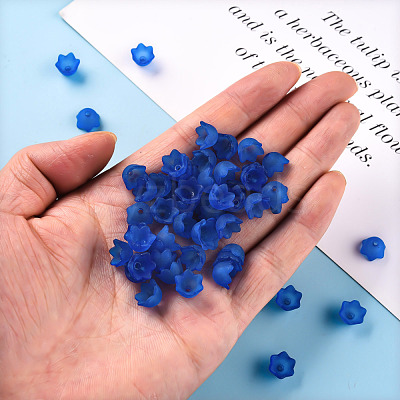 Transparent Acrylic Beads Caps PL543-10-1