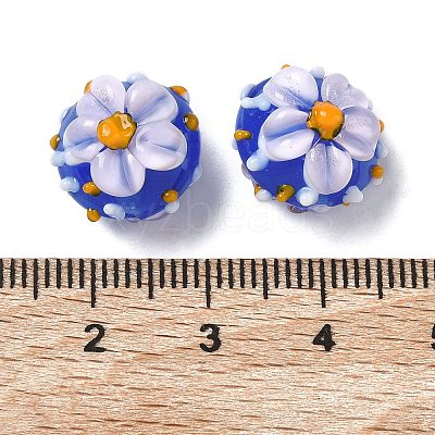 Handmade Lampwork Enamel Beads LAMP-Z020-05E-1