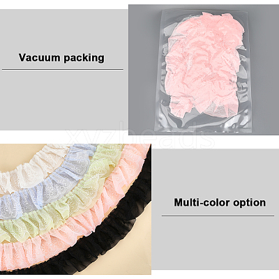 5 Yards Double Polyester Lace Trim for Sewing Decoration OCOR-GF0005-06B-1