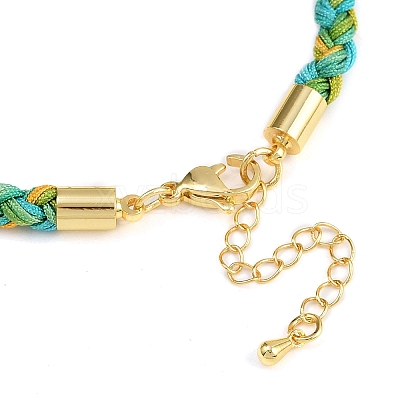 4MM Braided Nylon Cord Bracelets FIND-A057-01G-12-1