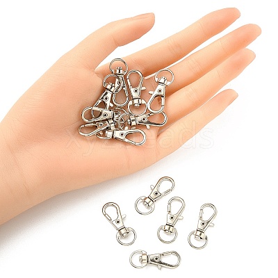 20Pcs Alloy Swivel Lobster Claw Clasps FIND-YW0001-55C-1