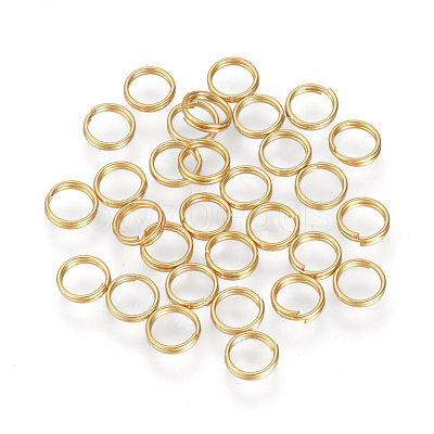 304 Stainless Steel Split Rings X-STAS-Q186-01-5mm-G-1