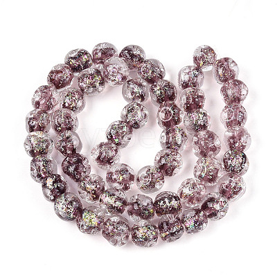 Handmade Foil Lampwork Beads FOIL-T007-01B-1