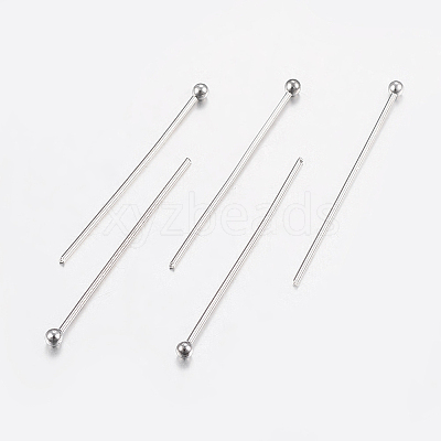 Tarnish Resistant 304 Stainless Steel Ball Head Pins X-STAS-K172-30P-05-1