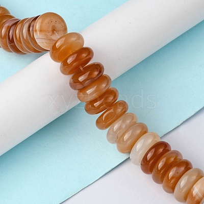 Natural Red Agate Beads Strands G-F743-01F-02-1