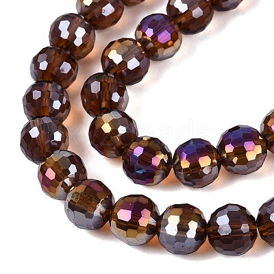 Transparent Glass Beads Strands GLAA-Q107-02A-18-1
