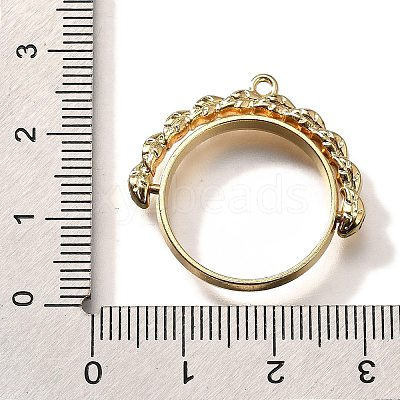 Alloy Open Back Bezel Pendants PALLOY-I223-17LG-1