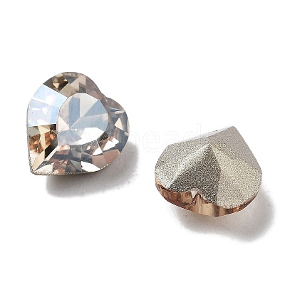 K9 Glass Rhinestone Cabochons GLAA-H034-02B-001GS-1