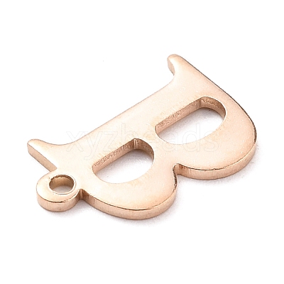 PVD Vacuum Plating  304 Stainless Steel Charms STAS-H112-B-RG-1