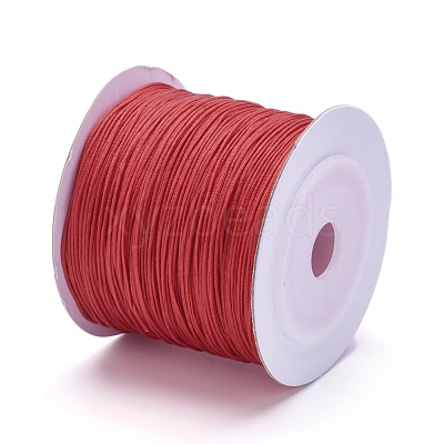 Nylon Braided Cord for Woven Jewelry Making Macrame Craft NWIR-D055-0.6mm-02-1