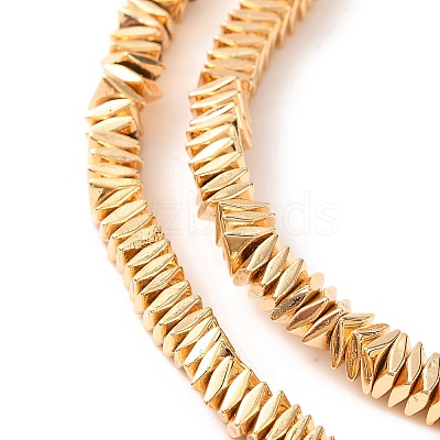 Electroplated Synthetic Non-magnetic Hematite Beads Strands G-G849-07A-LG-1