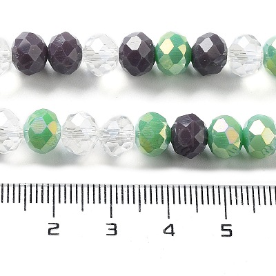 Glass Beads Strands EGLA-A034-M8mm-42-1