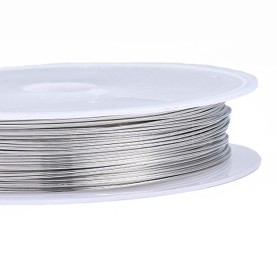 Copper Jewelry Round Craft Copper Wire X-CW0.3mm006-1