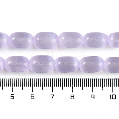 Natural Selenite Beads Strands G-F750-19-1