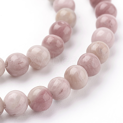 Natural Rhodonite Beads Strands X-G-G099-6mm-33-1