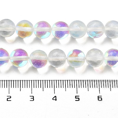 Transparent Glass Beads GLAA-B022-8mm-14-1