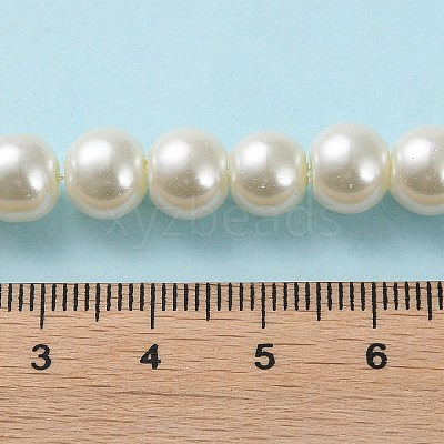 Glass Pearl Beads Strands HY-8D-B02-1
