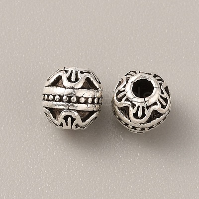Tibetan Style Alloy Bead FIND-WH0034-46AS-05-1