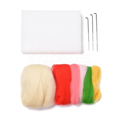 Strawberry Needle Felting Kit DIY-I091-02-1