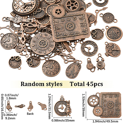 1 Bags Tibetan Style Alloy Pendants FIND-SC0018-06R-1