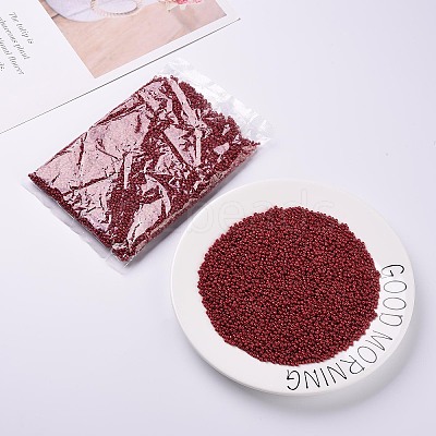 Baking Paint Glass Seed Beads SEED-S001-K14-1