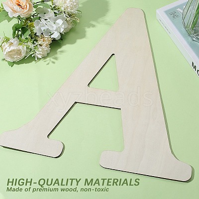 Letter Unfinished MDF Sheets WOOD-WH20012-008A-1