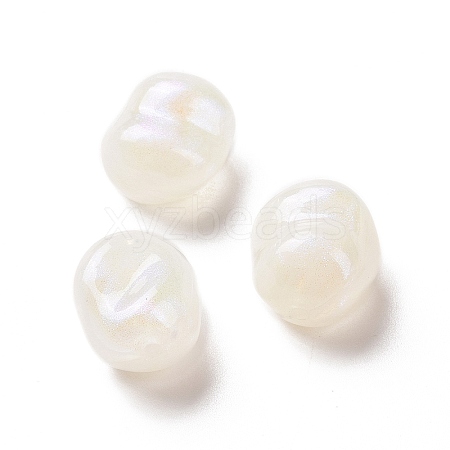 Opaque Acrylic Beads OACR-E015-08H-1