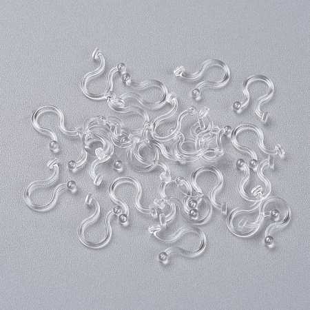 Plastic Clip-on Earring Findings KY-K012-01-1