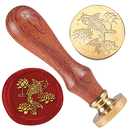 Wax Seal Stamp Set AJEW-WH0208-1121-1
