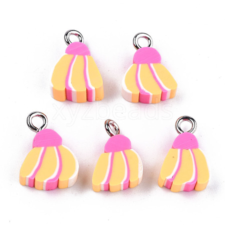 Handmade Polymer Clay Charms CLAY-T016-55-1