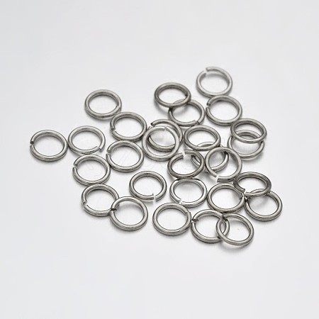 Brass Open Jump Rings KK-E647-17P-5mm-1