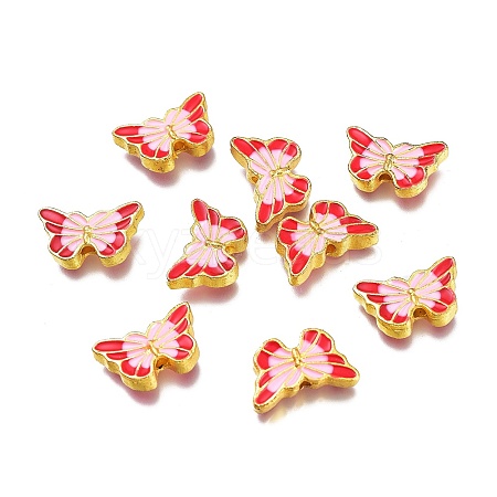Alloy Enamel Beads LS-ENAM-H322-01G-1
