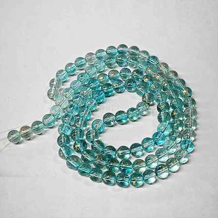 Baking Paint Glass Beads Strands DGLA-YW0002-01A-05-1