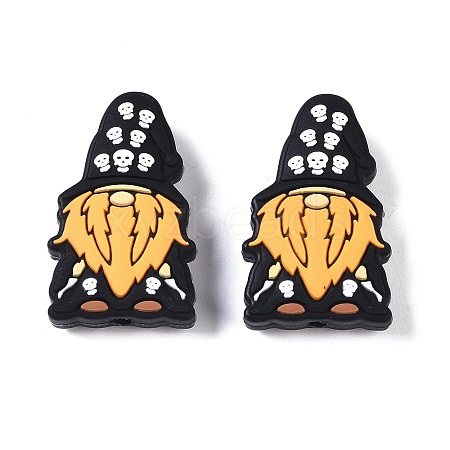 Halloween Food Grade Silicone Focal Beads SIL-Z022-01F-1